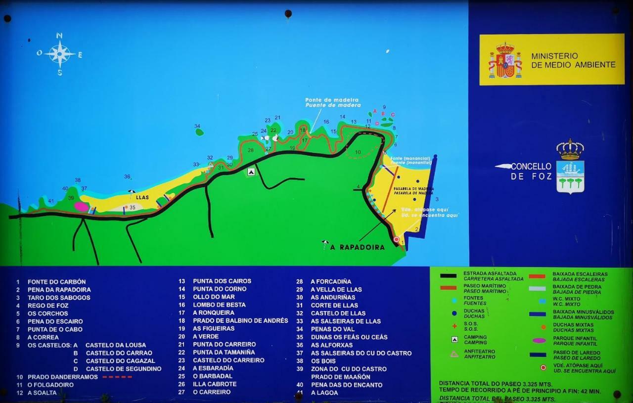 Duplex Tres Dormitorios Playa A Rapadoira Фос Екстер'єр фото